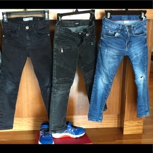 3 Skinny jeans size 6 Boys